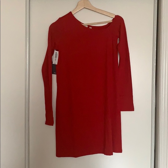 BNWT Aritzia Wilfred Free RED dress XS - Picture 1 of 6